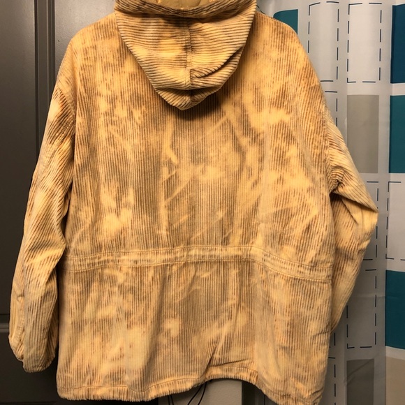 BNWT Size Medium - Brain Dead FW21 Cream Dyed Corduroy Striped Racing Jacket - Picture 9 of 13